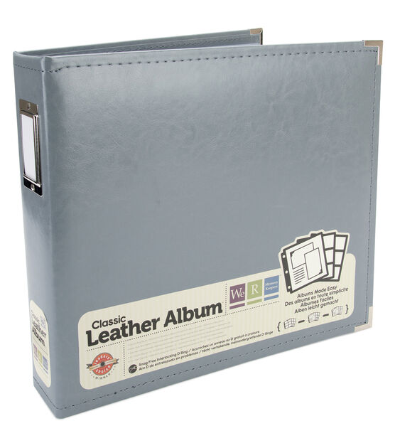 We R Memory Keepers We R Memory Album 12x12 Leather Ring Cobalt Classic Lthr Pos We R Memory Keepers We R Memory Album 12x12 Leather Ring Cobalt Classic Lthr Pos